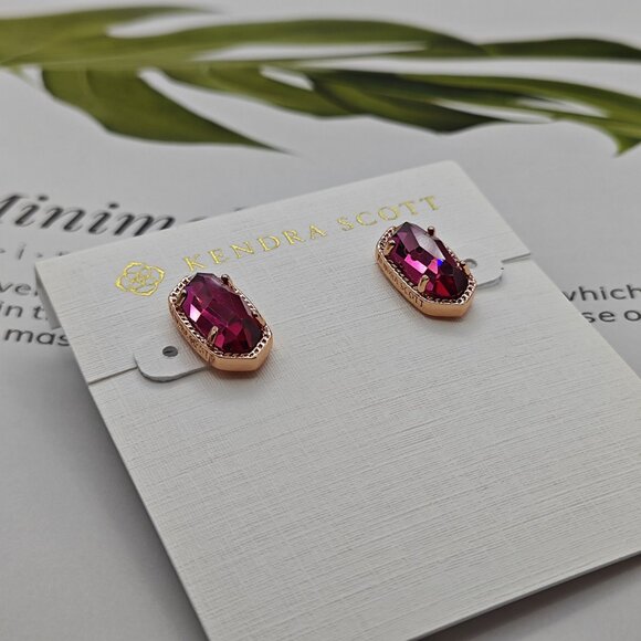 Kendra Scott rose gold stud earrings - Picture 2 of 3